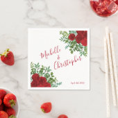 Elegant Red Rose Wedding Servet (Insitu)