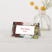 Elegant Red Roses Blossom Wedding (Achterkant)