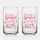 Elegant Red Script with Champagne (Verso)