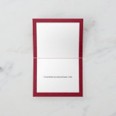 Elegant Red & Silver Floral Quinceanera Hartelijk  (Binnen)