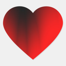 Elegant Red Splash Hart Sticker