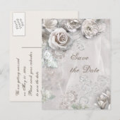 Elegant redt de dag aankondigingskaart (Voorkant / Achterkant)