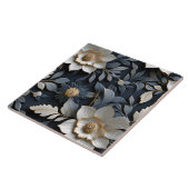 Elegant reliëf 3D bloemreliëf Tegeltje (Zijkant)