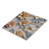 Elegant reliëf 3D bloemreliëf Tegeltje (Zijkant)