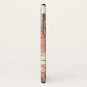 Elegant reliëf stijl Roos gouden bloemen Case-Mate iPhone Case (Achterkant/links)