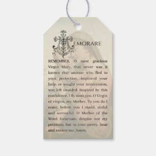 Elegant Religieuze Maagd Mary Jesus Marian Prayer Cadeaulabel
