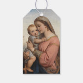 Elegant Religieuze Maagd Mary Jesus Marian Prayer Cadeaulabel (Achterkant)