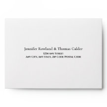 Élégant Renaissance Floral Wedding Inviter Envelop