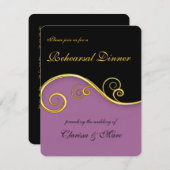 Elegant repetitie kaart (Voorkant / Achterkant)