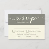 Elegant repetitiediner RSVP (Voorkant)