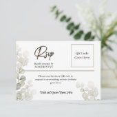 Elegant Réponse Simpliste Aquarelle Eucalyptus RSV (Debout devant)