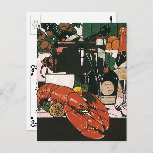  Elegant Restaurant Zachte Openingsuitnodiging Briefkaart (Voorkant / Achterkant)