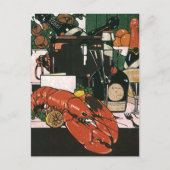 Elegant Restaurant Zachte Openingsuitnodiging Briefkaart (Voorkant)