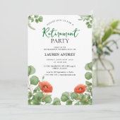 Elegant Retirement Celebration Invitation (Debout devant)