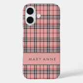 Élégant rétro À damiers Coque (Verso)