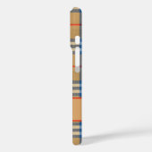 Élégant rétro À damiers Coque (Verso / Gauche)