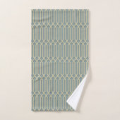 Elegant Retro Art Deco Patroon Bad Handdoek (Handdoek)