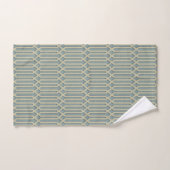 Elegant Retro Art Deco Patroon Bad Handdoek (Handdoek)
