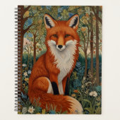 Elégant retro boho rouge renard animal de forêt (Devant)