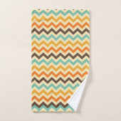 Elegant Retro  Chevron Pattern Bad Handdoek (Handdoek)