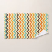 Elegant Retro  Chevron Pattern Bad Handdoek (Handdoek)