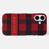 Elegant Retro Geruit Hoesje (Achterkant (horizontaal))