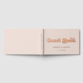 Élégant Retro Peach Rose Rose Mariage de feuille d (Complet)