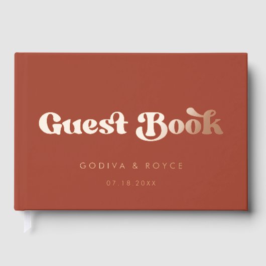 Élégant Retro Rose Gold mariage (Recto)