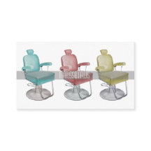 Élégant Retro Vintage Hair Stylliste Cartes de vis