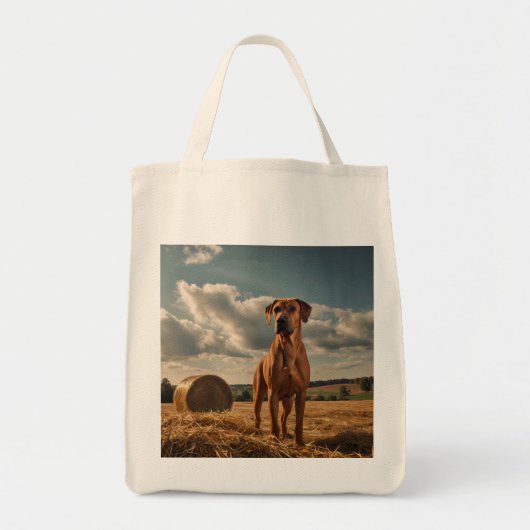 Elegant Rhodesian Ridgeback Grocery Tas (Voorkant)