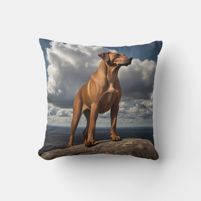 Elegant Rhodesian Ridgeback Sierkussen (Voorkant)