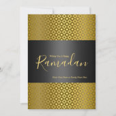 Elégant Rhombus Motif Ramadan Carte de voeux (Devant)