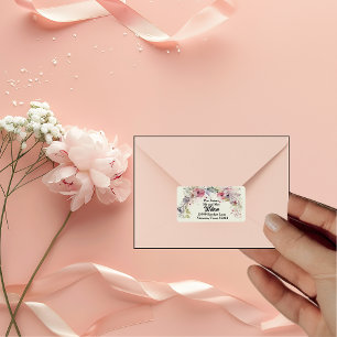 Elegant Ring van het Adres van de Terugkeer van de Etiket