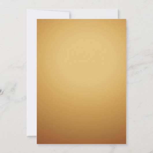 Elégant Ripple Cream & Gold Invitation (Dos)
