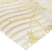 Elegant Ripple Cream & Gold Tafelkleed (Gekanteld)