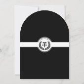 Elegant RN Nursing School Afstuderen Modern Kaart (Achterkant)