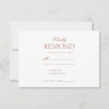 Elégant Rococo floral Wedding Carte RSVP