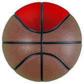Elegant rode gradiënt basketbal (Rechts)