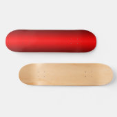 Elegant rode gradiënt skateboard (Horizontaal)