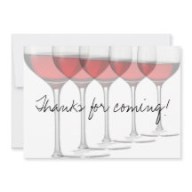 Elegant rode wijnbril