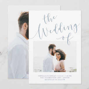 Elegant Romance Minimalistisch tweedaags fotohuw Kaart