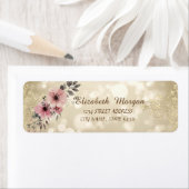 Elegant Romantic Bokeh, Flowers Address Etiket (Insitu)