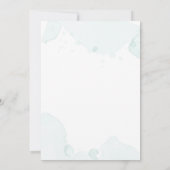 Elegant Romantic Eucalyptus Greenery - F009 Invita Kaart (Achterkant)