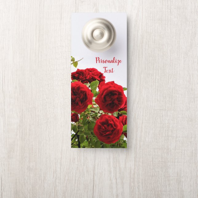Elegant & Romantic Red Rose Bouquet Weddenschap Ni (Op knop)