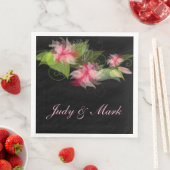 Elegant Romantic Roze Vloerpapier Servetten (Insitu)