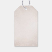 Elegant Romantic Vineyard Rustic Wedding Cadeaulabel (Achterkant)