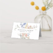 Elegant Romantic Waterverf Floral Wedding (Achterkant)