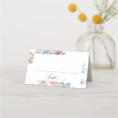 Elegant Romantic Waterverf Floral Wedding (Voorkant)