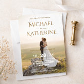 Elegant Romantic Wedding Invitation