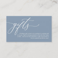 Elegant Romantisch, Een notitie over geschenken, G